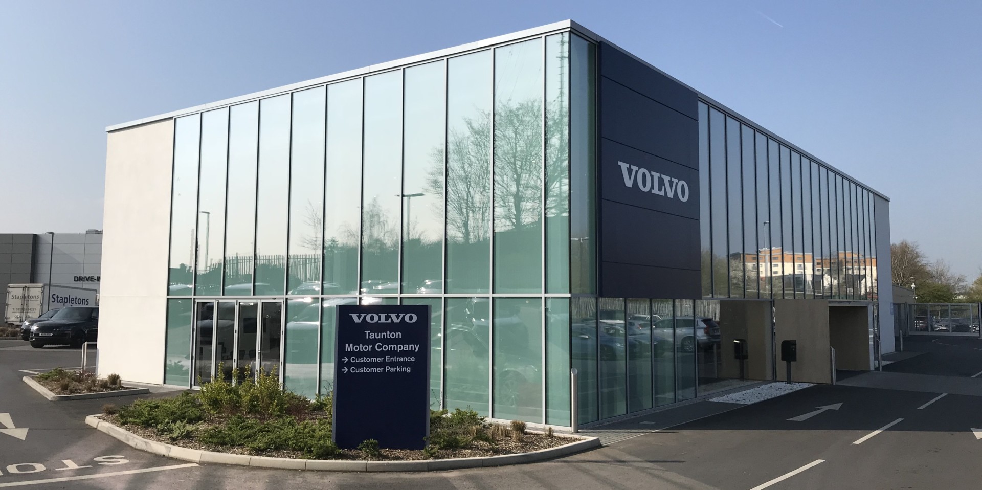 VOLVO Dealership Taunton Motor Company Peak Aluminium