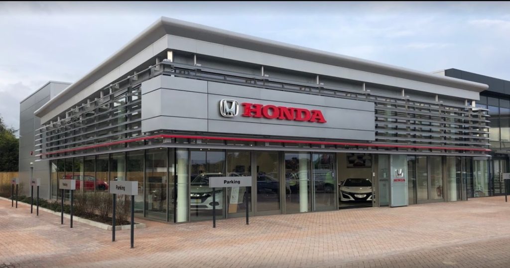 Honda (Yeomans) Showroom and Yeomans HQ Worthing Peak Aluminium